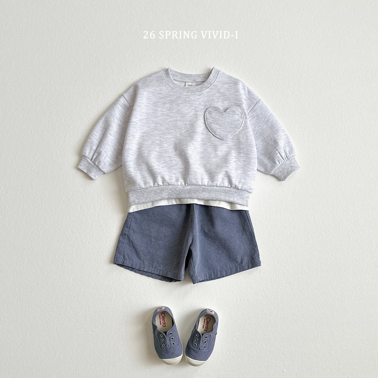 🌸預訂 韓國直送🌸🇰🇷VIVIDI三色愛心寬鬆衛衣