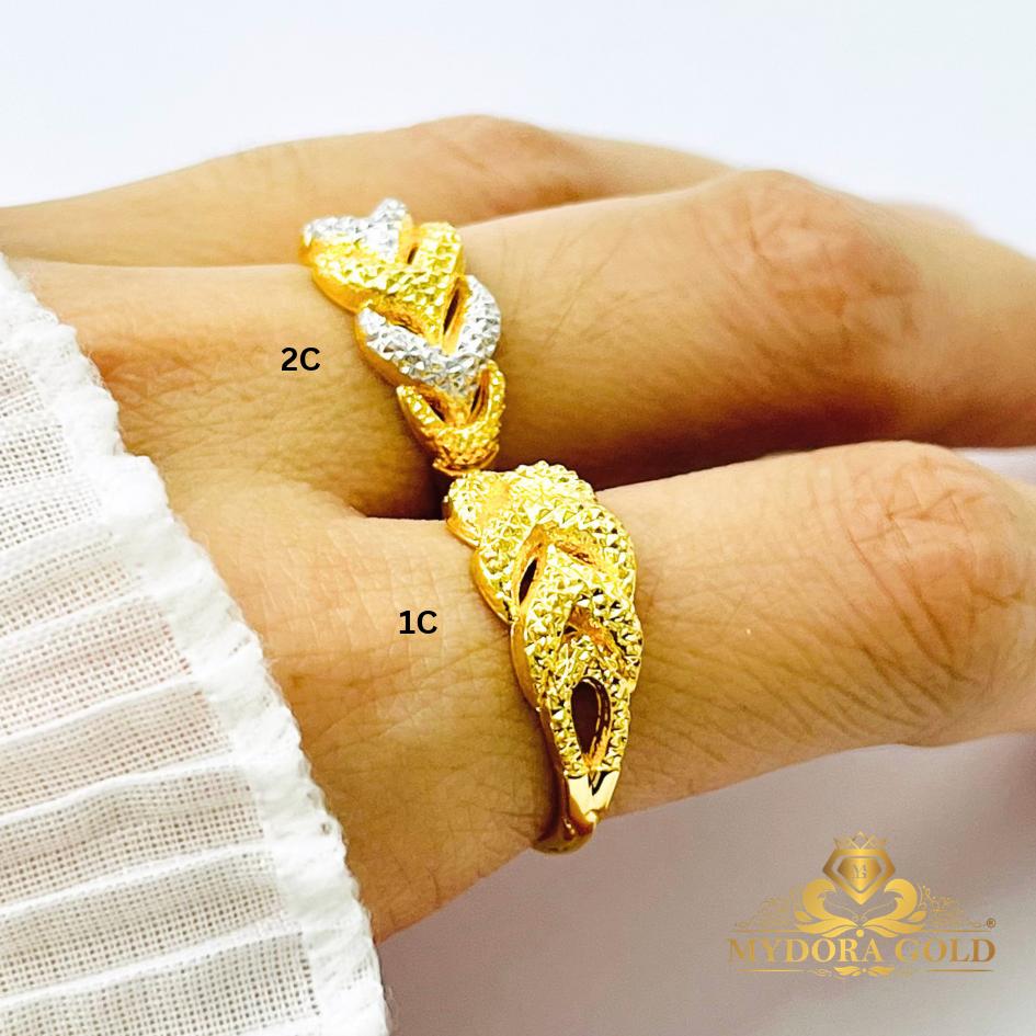 MYDORA Emas 916 Cincin Mini Aura Datin (5G) l EMAS 916/22K