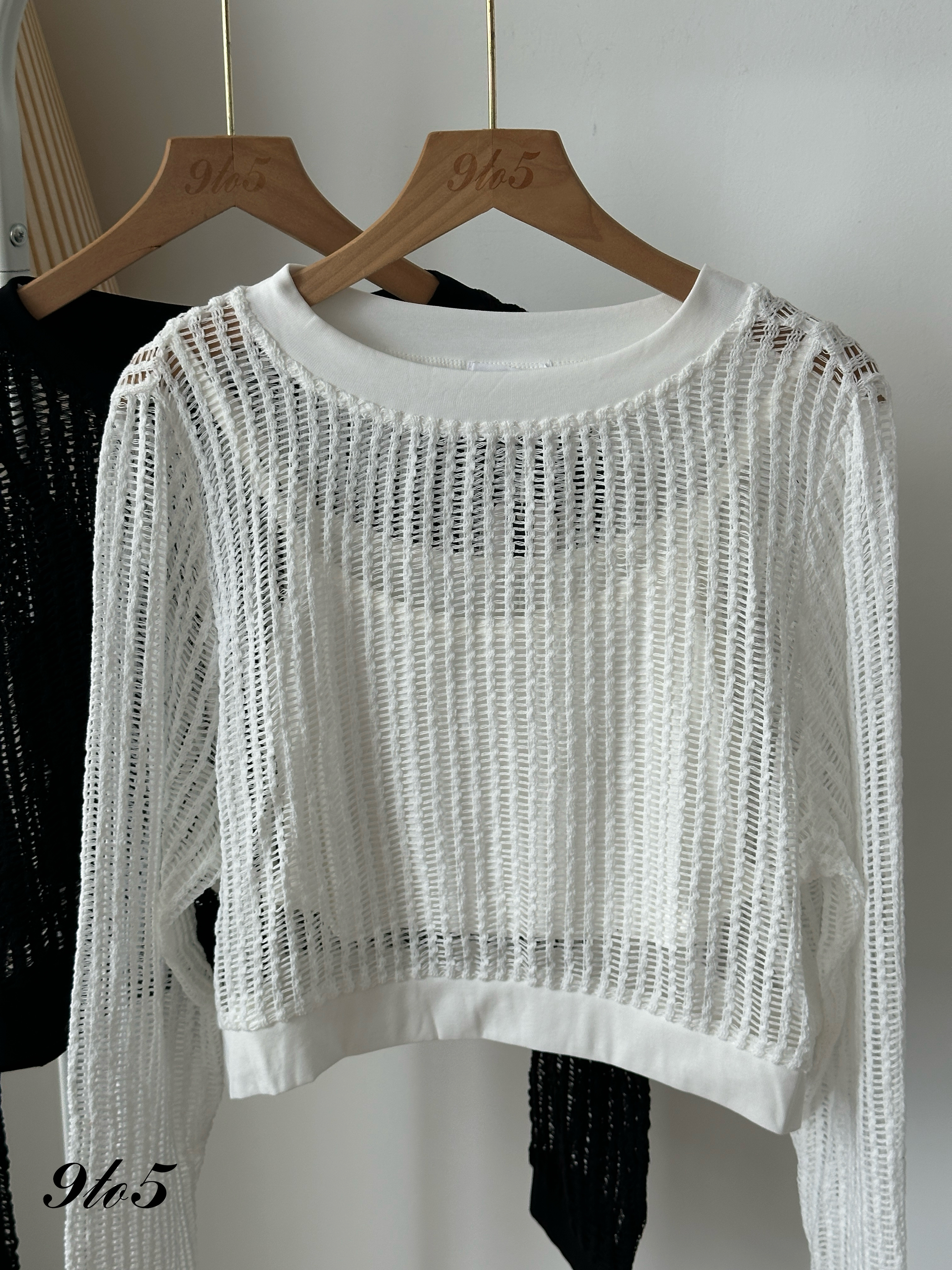 T4002 Open-knit Top - 4 Colors 
