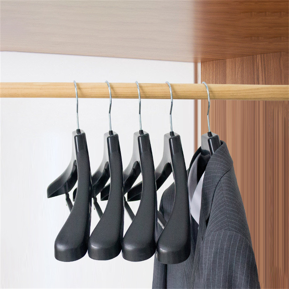 無痕防滑寬肩衣架 無檔 X510-46cm UB0244