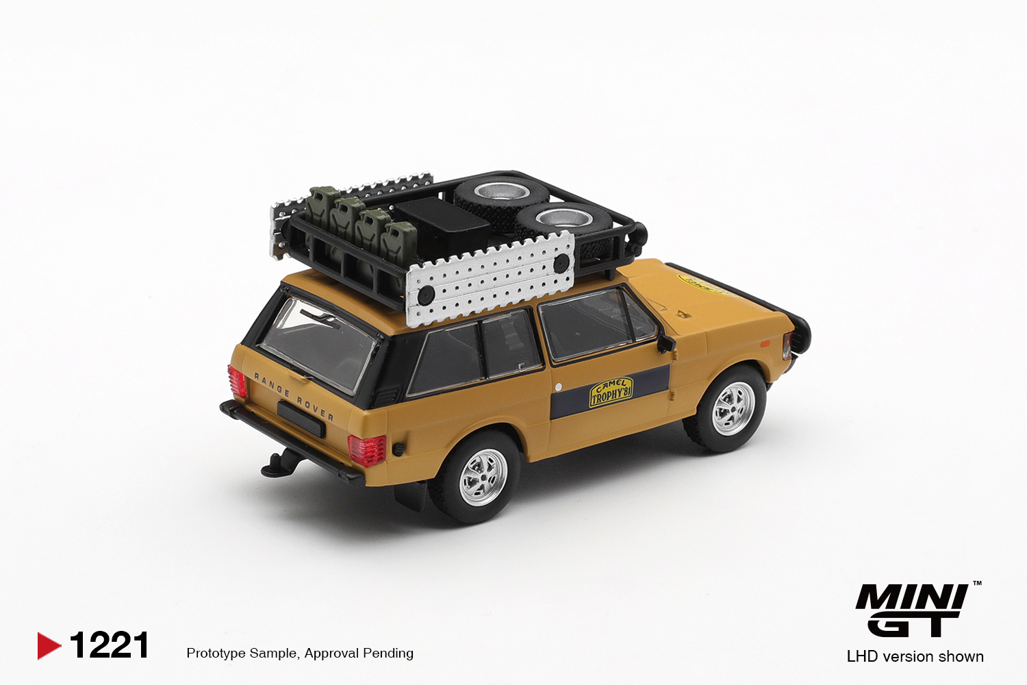 Mini GT 1/64 Range Rover 1981 Camel Trophy Sumatra K.Stoppa & A.Valldorf - MGT01221-BL