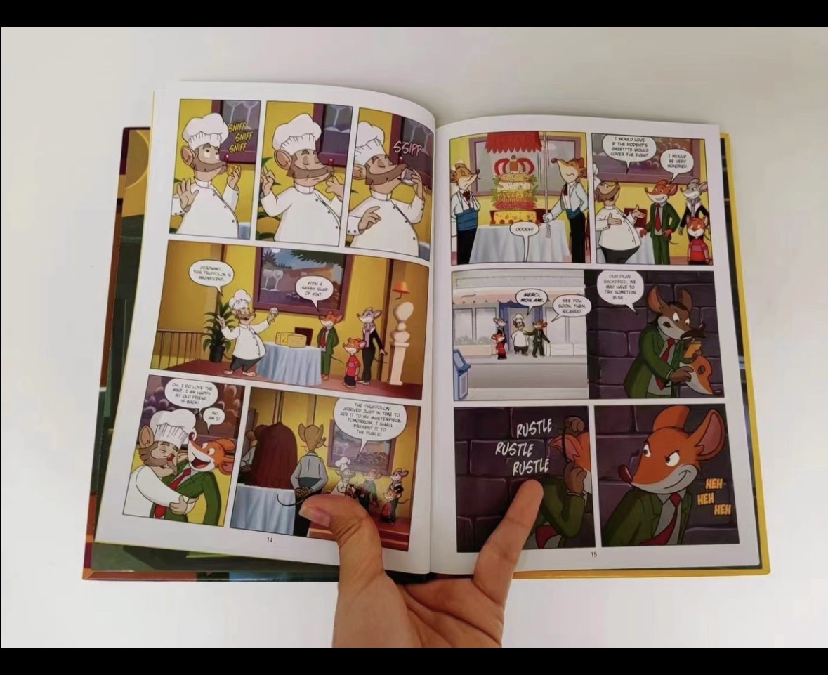 英‮原文‬版 Geronimo Stilton Reporter ​‎͏ ​ Graphic Novels 9冊 精裝‮老 ‬鼠記者 全彩​ 冒‮漫險‬畫繪本‮小版‬說 中小學‮外課‬讀物  ‮  ‬       ‮  ‬   ‮  ‬       ‮  ‬   ‮  ‬  ‮  ‬  《老鼠記者Geronimo Stilton Reporter》​