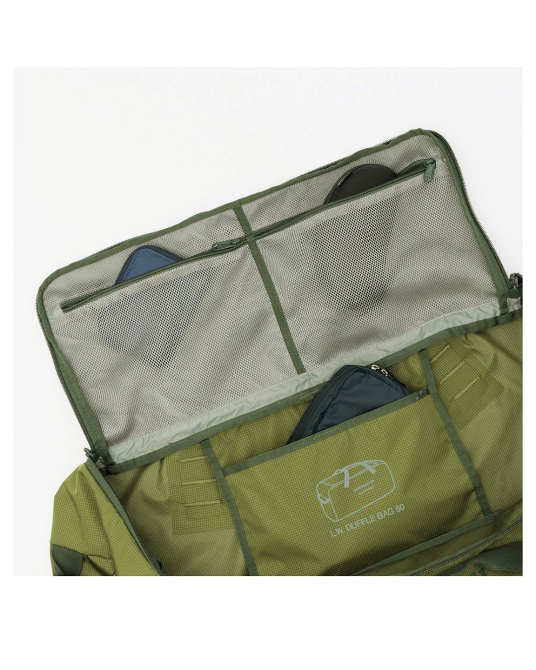 日本代購【 日本直送 Montbell 超輕量 可摺疊 行李袋 (60L特大容量) L.W. Duffle 60L 】