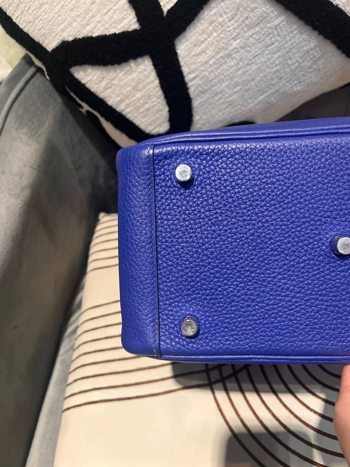 Hermes Lindy 26 Stamp A 電光藍 100%Authentic, 98%New ☑️Dust bag