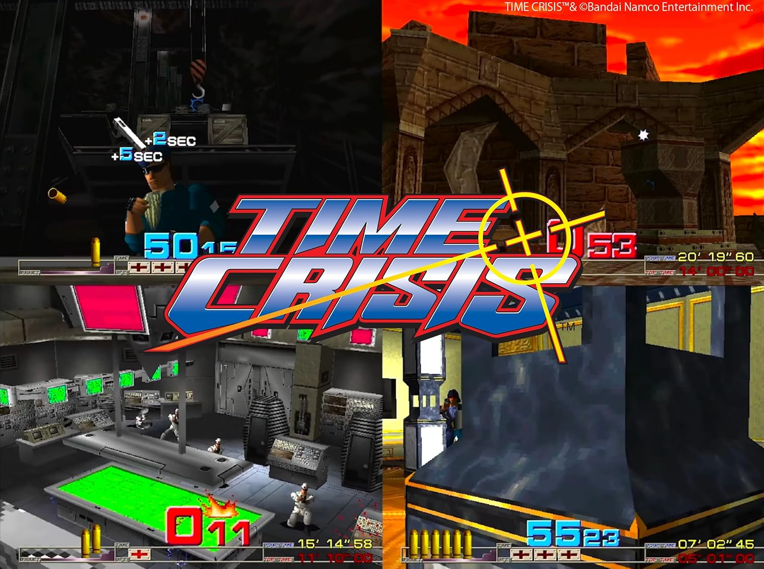 【預售 26年11月30日】**日文外盒** G'AIM'E 電視遊戲機 進階版 / Plug & Play TIME CRISIS Gun for Modern TVs (Premium)  日文 (日本版) PO1070