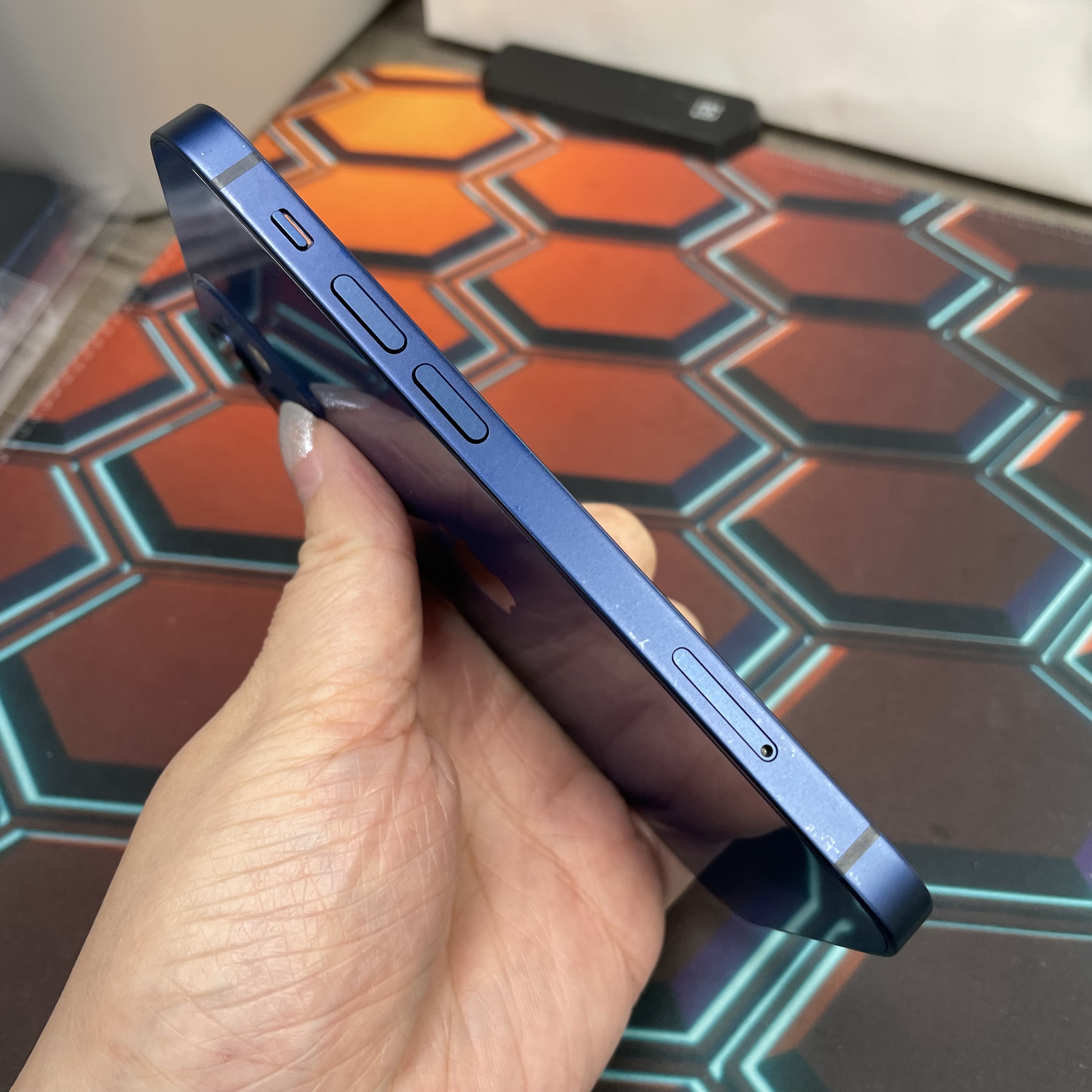*7347 12 mini 勁靚機 64GB 電79 藍色blue