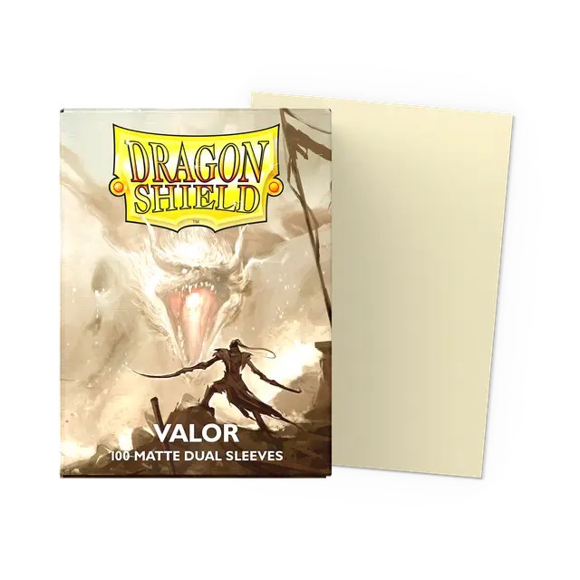 Dragon Shield 100 - Standard Deck Protector Sleeves - Dual Matte - Valor - AT-15059