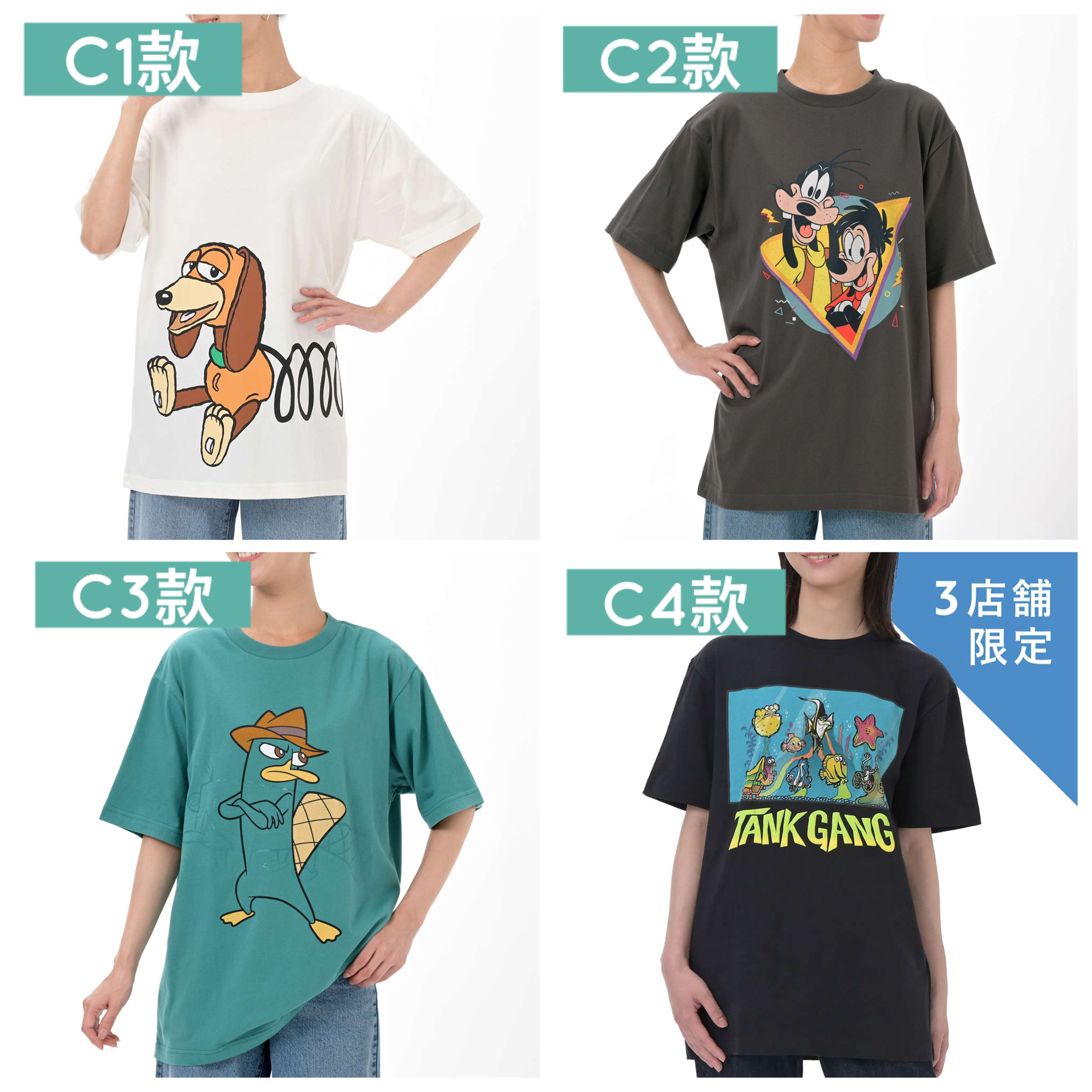 日本預訂📍日本Disney得意圖案夏日短袖Tee 2/6日本開售
