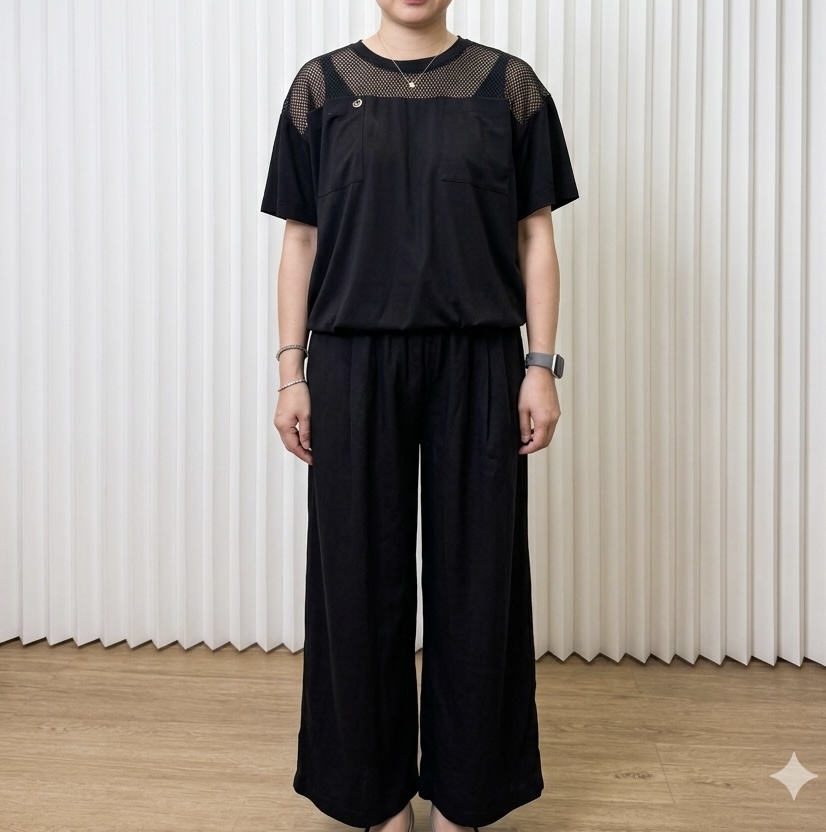 彈性棉麻褲 M632 843680369 