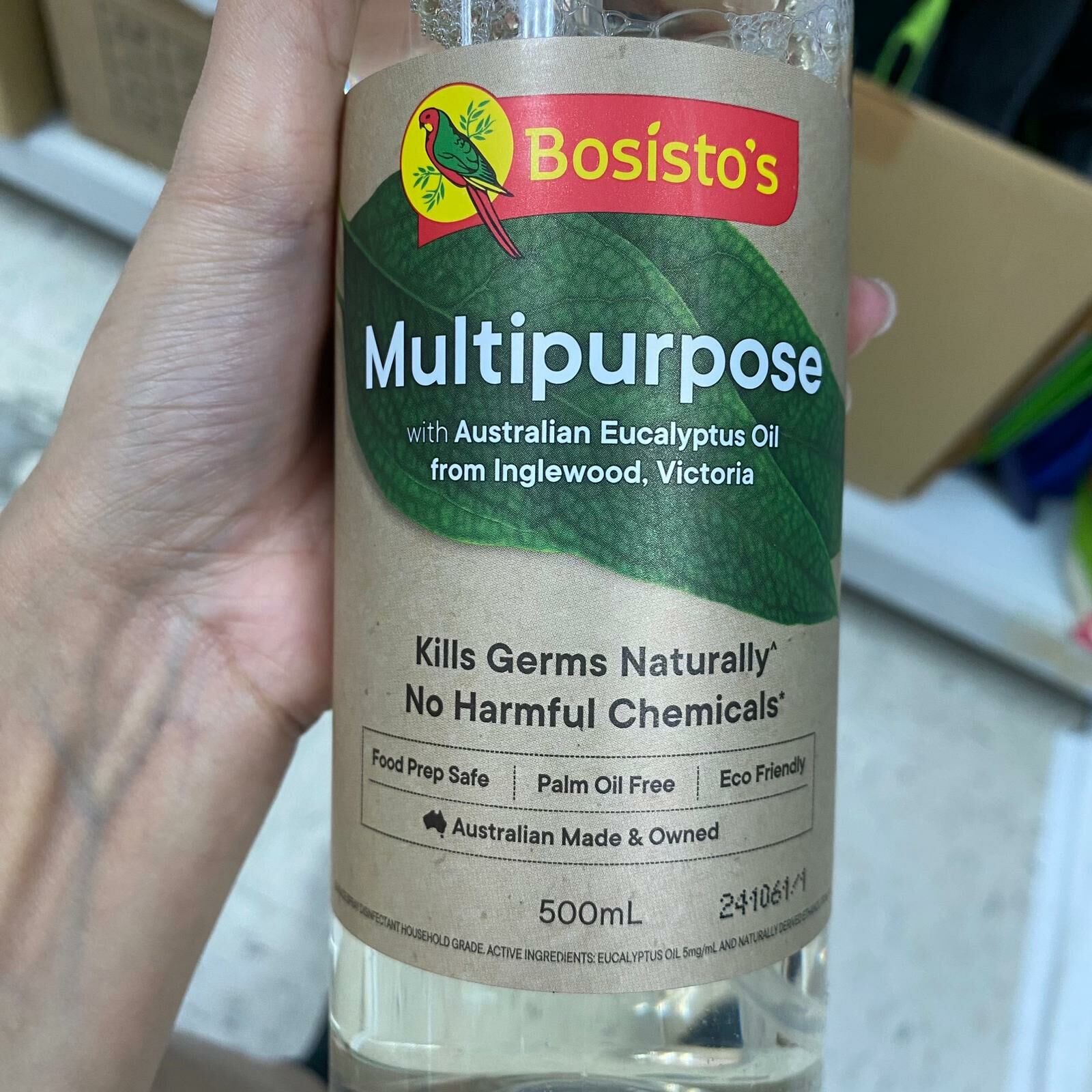 澳洲 Bosisto's 多用途天然清潔劑 500ml- 1支- 現貨