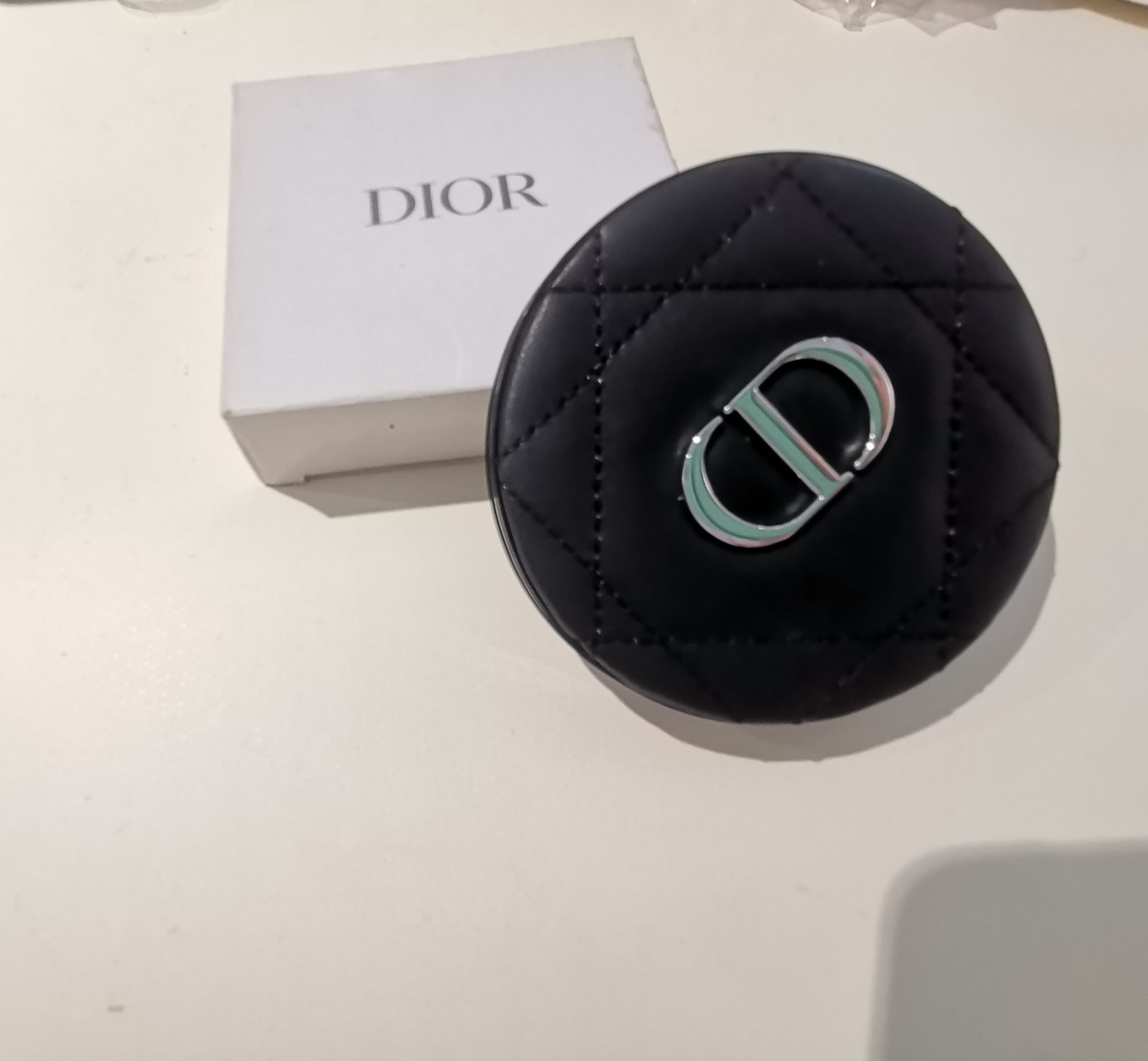 【現貨】Dior 專櫃贈品雙面小羊皮化妝鏡