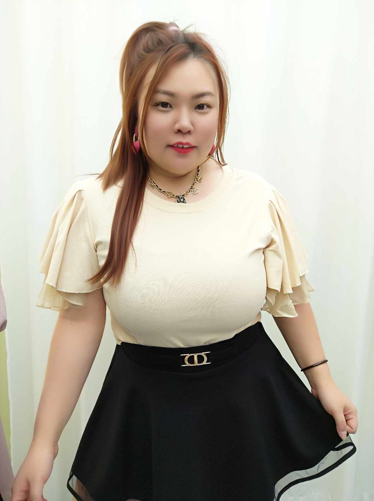 DDA11 K50006 层次袖设计款上衣