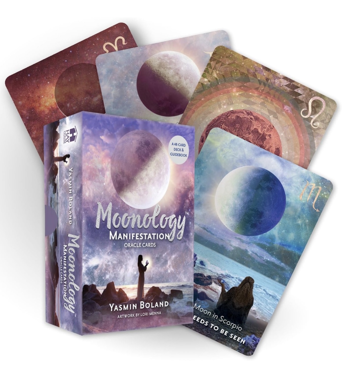Moonology Manifestation Oracle 月亮顯化神諭卡（英文牌）