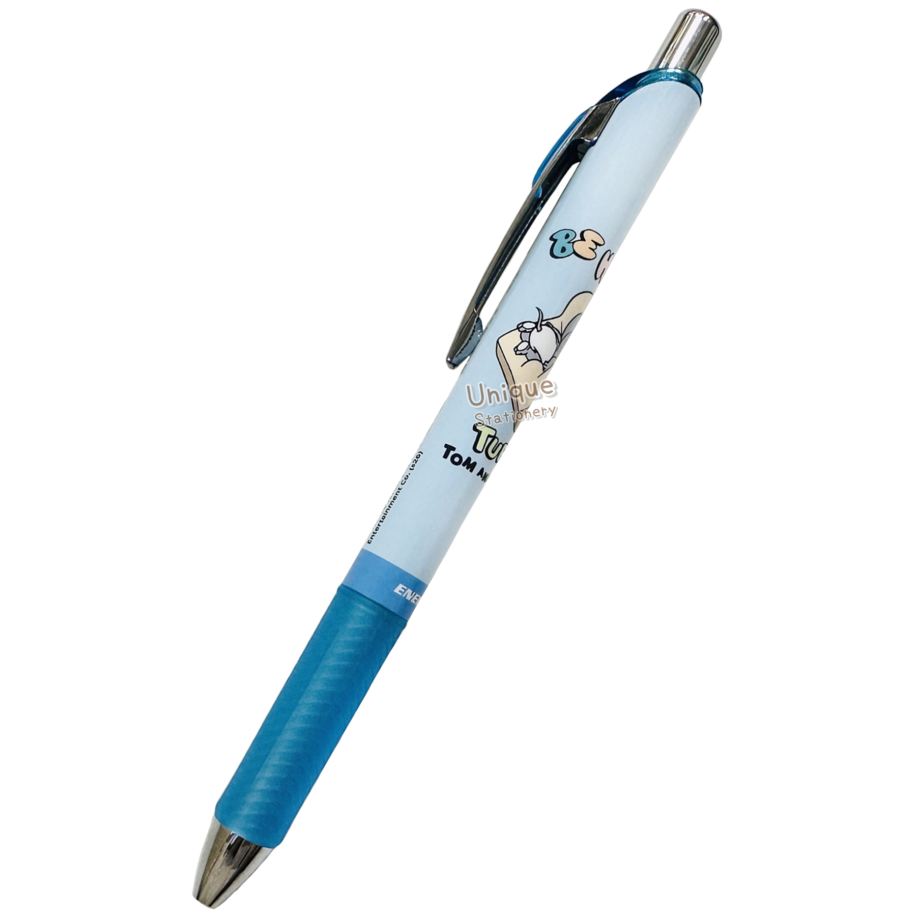 現貨｜Tom and Jerry 湯姆與謝利 日本製 Pentel EnerGel 0.5mm 黑色 啫喱筆 (229468)