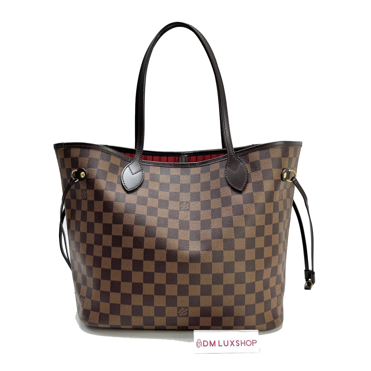 LV Damier Ebene Neverfull MM GHW