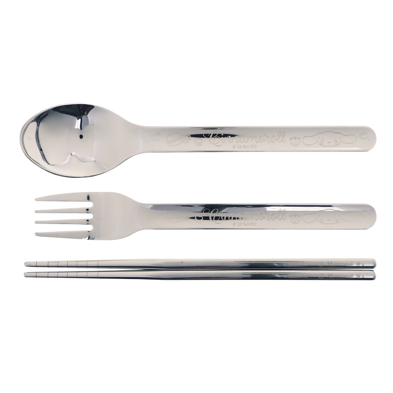 Cinnamoroll Stainless Steel Cutlery Set 餐具連收納盒
