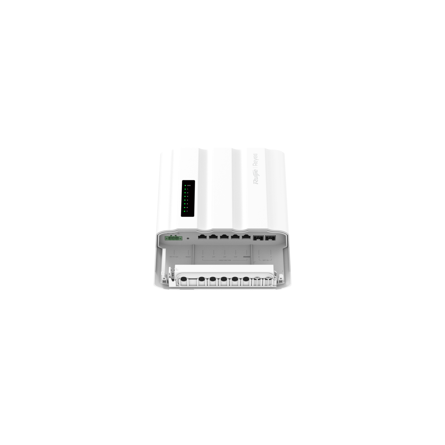 銳捷 Ruijie Reyee RG-ES207GS-PI-OD, 7-Port Gigabit Outdoor Switch with PoE/DC Input (香港行貨，三年保養)(請查詢價格)