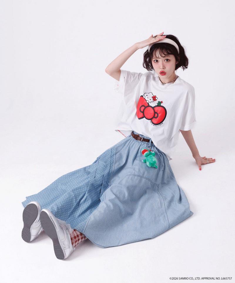 預訂 HELLO KITTY×m:rex 短袖Tee [貨號26A372]