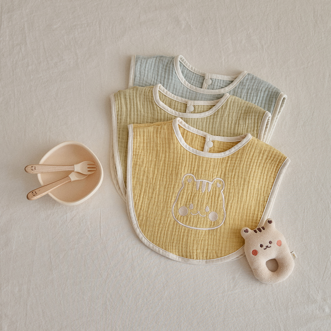 DOTTODOT 七彩棉花糖系列-六重棉紗BIG圍嘴