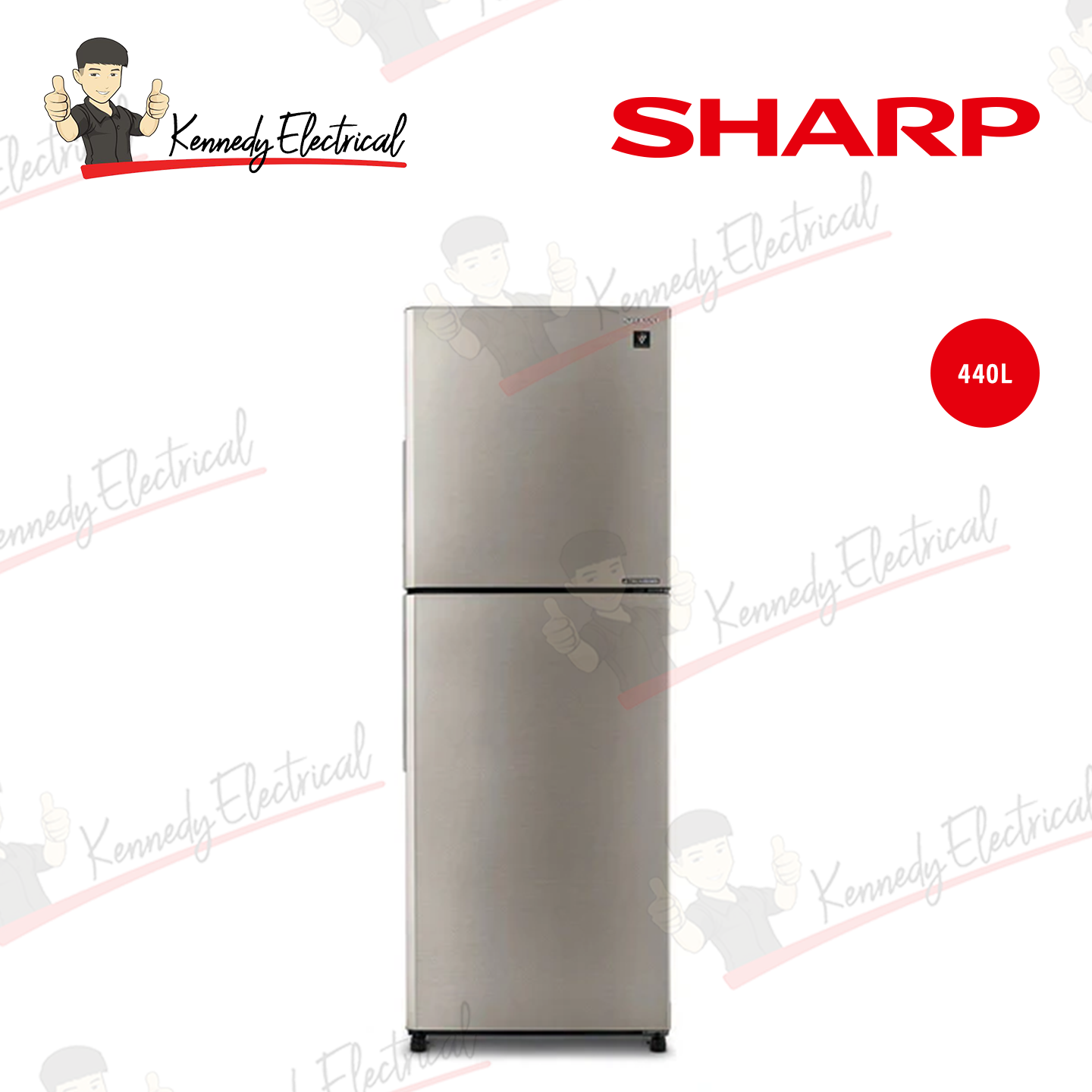 Sharp 440L J-Tech Inverter Refrigerator (SJ4422MSS)