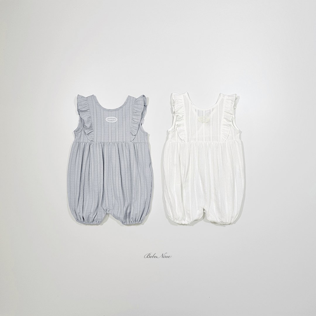 ☀️預訂 韓國直送☀️🇰🇷Bebenine兩色蕾絲標誌荷葉邊背心連身服