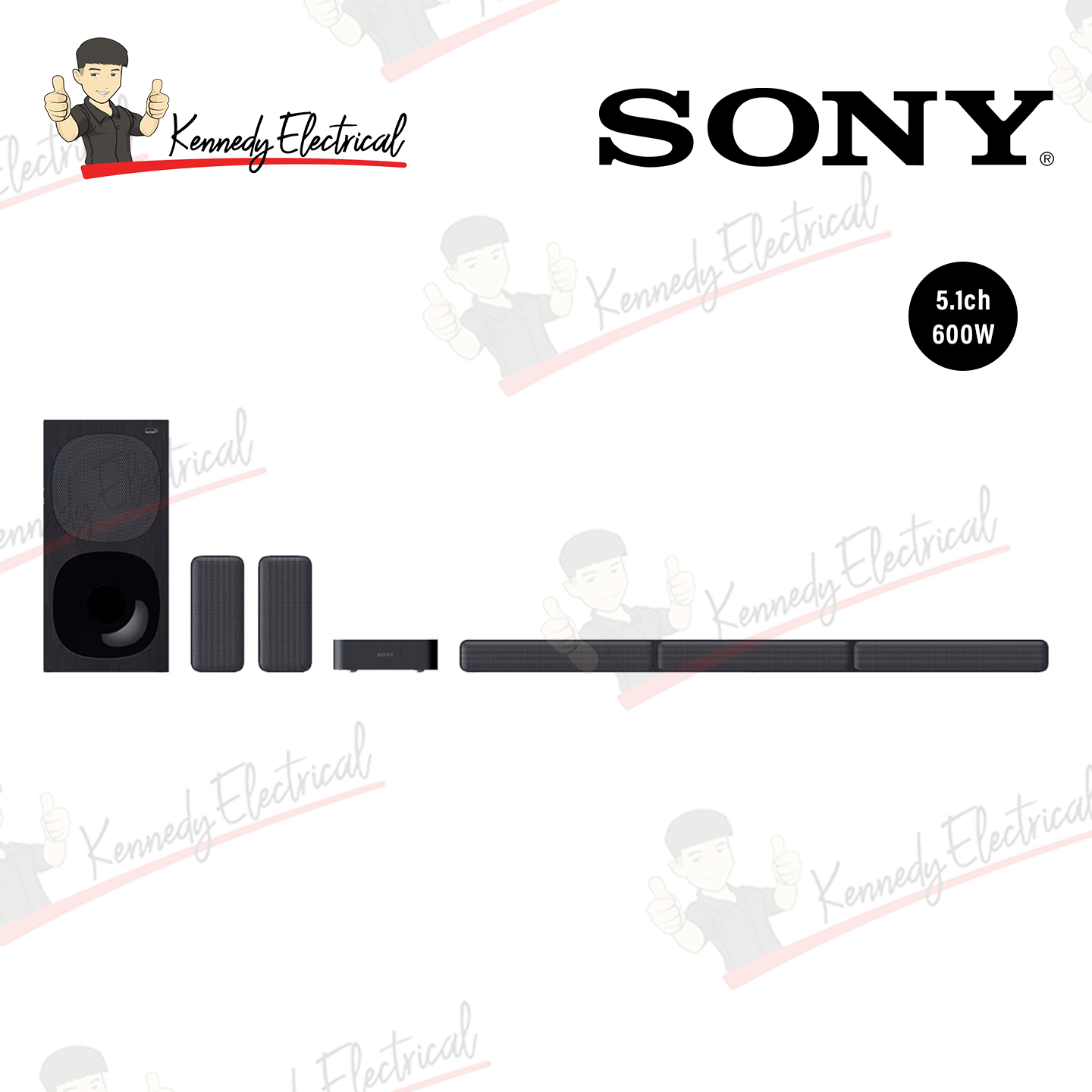 Sony 5.1ch Home Cinema Soundbar System (HT-S40R)