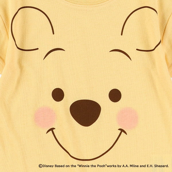 🇯🇵預訂 日本直送🇯🇵Winnie the pooh小熊維尼大面部印花短袖T恤