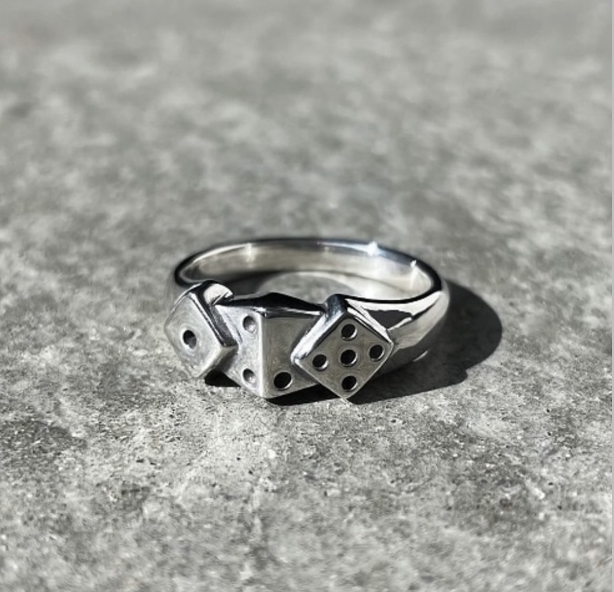 Mollive Heavry OZ GAMBLER DICE RING SV925