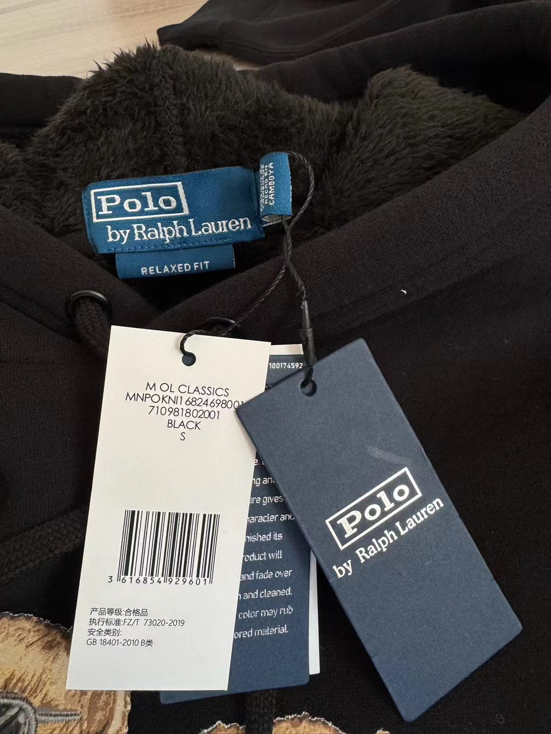 $280件.🐻 原單/P olo R alph Lauren 經典 Bear Hoodie型格紳士熊🐻 × 黑色連帽衛衣