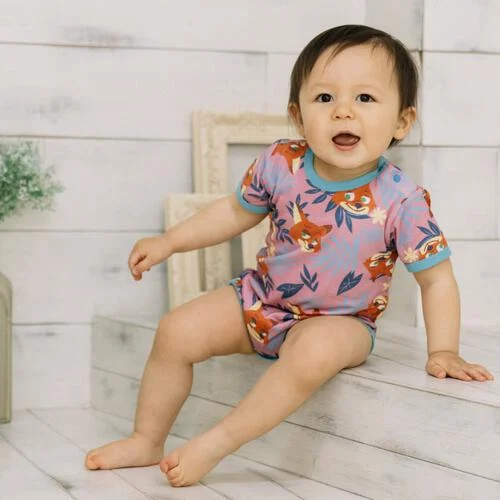 🇯🇵預訂 日本直送🇯🇵優獸大都會人物滿印純棉短袖包屁衣