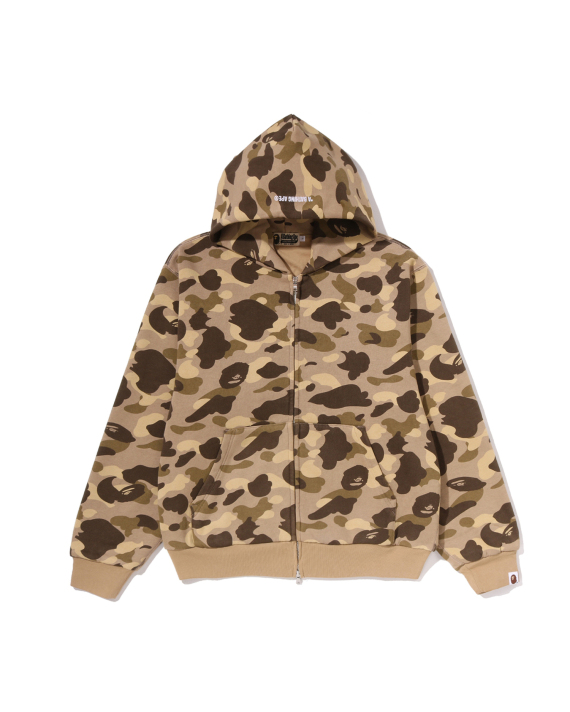 BAPE Color Camo Heavy Washed Cropped Fit Zip Hoodie (0ZXSWM314151R)