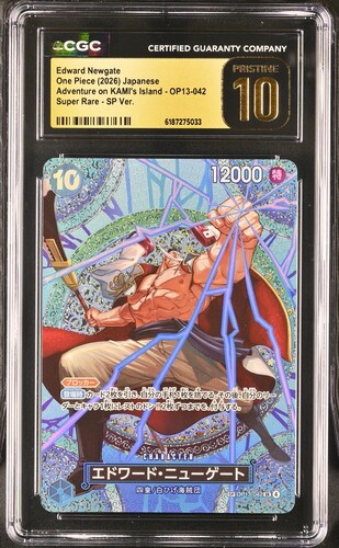 CGC PRISTINE 10 Boeuf BurstOne Piece (2025) Japanese Legacy of the Master - OP12-060Rare - Alternate Art Parallel