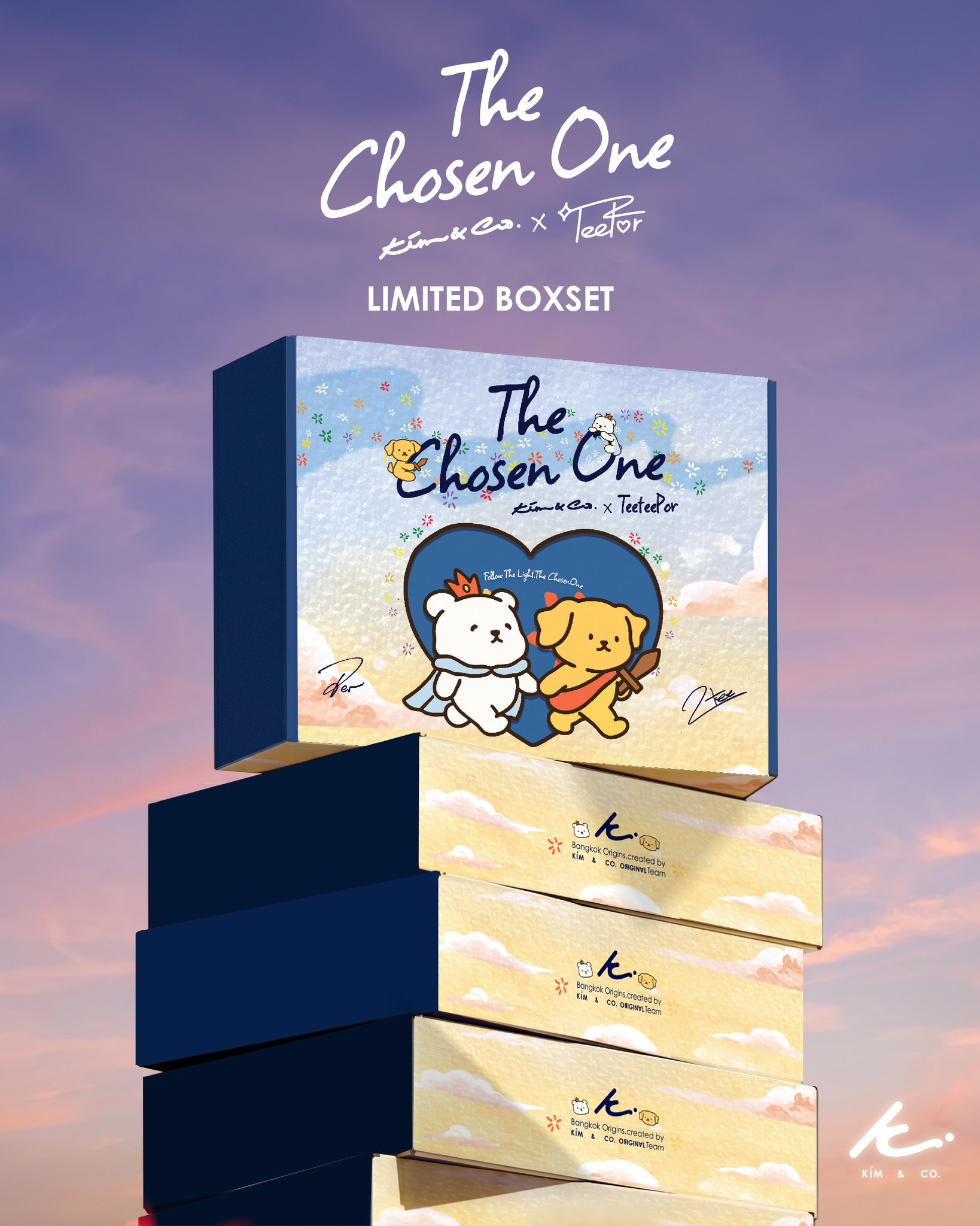 限量搶購 (首團今晚截單) | TeeteePor - KIM&CO. x Teeteepor The Chosen ONE Exclusive Campaign 聯乘限定禮盒 kimandco 