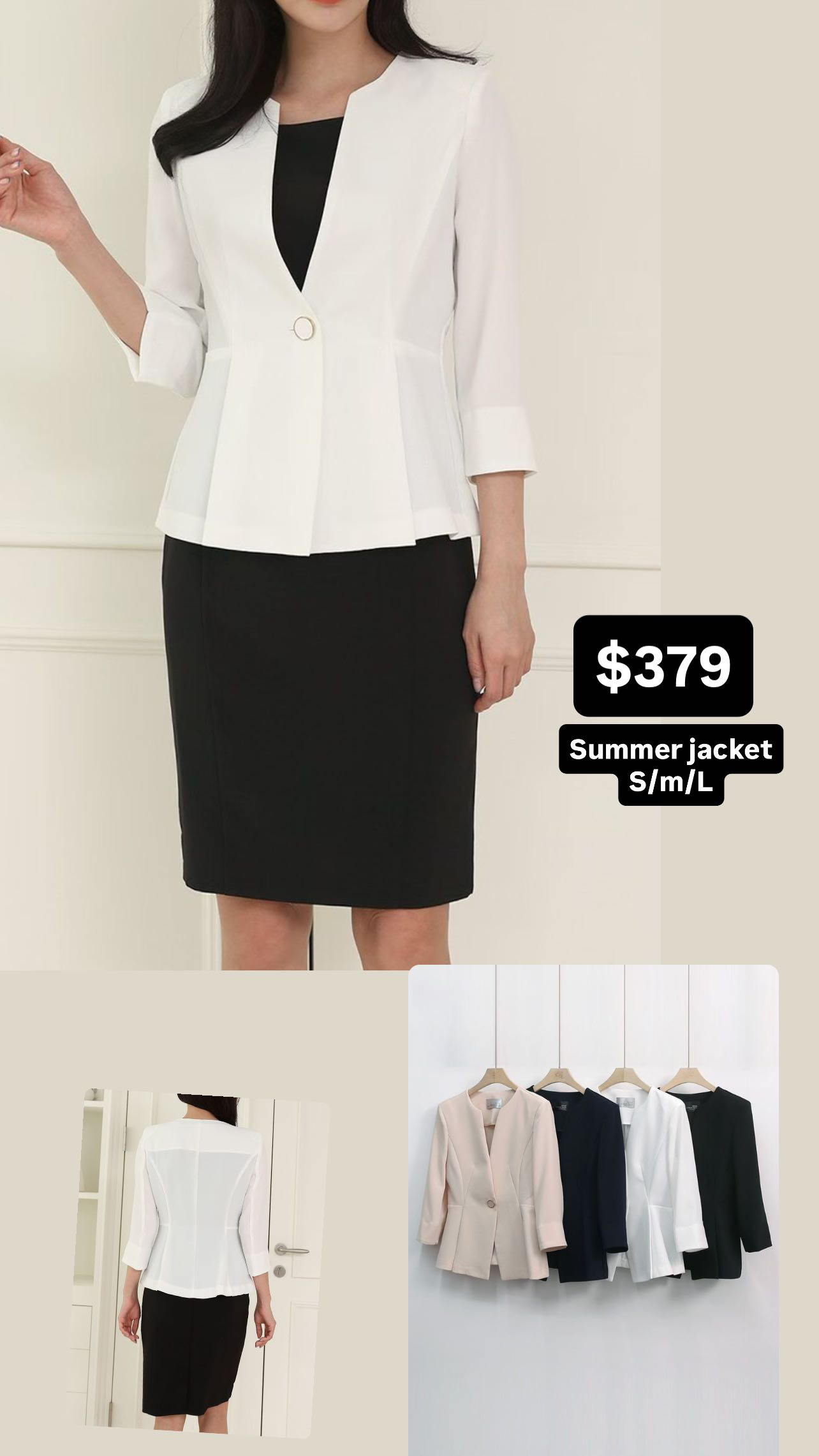 🇰🇷🇰🇷新款速遞19/4🔥🔥jacket11270#ff2871