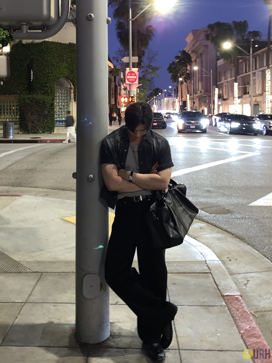 【100%保證韓國直送】復古水洗比例神器短版剪裁方便喼鈕單寧半袖襯衫 👕 [2 color] RL114900