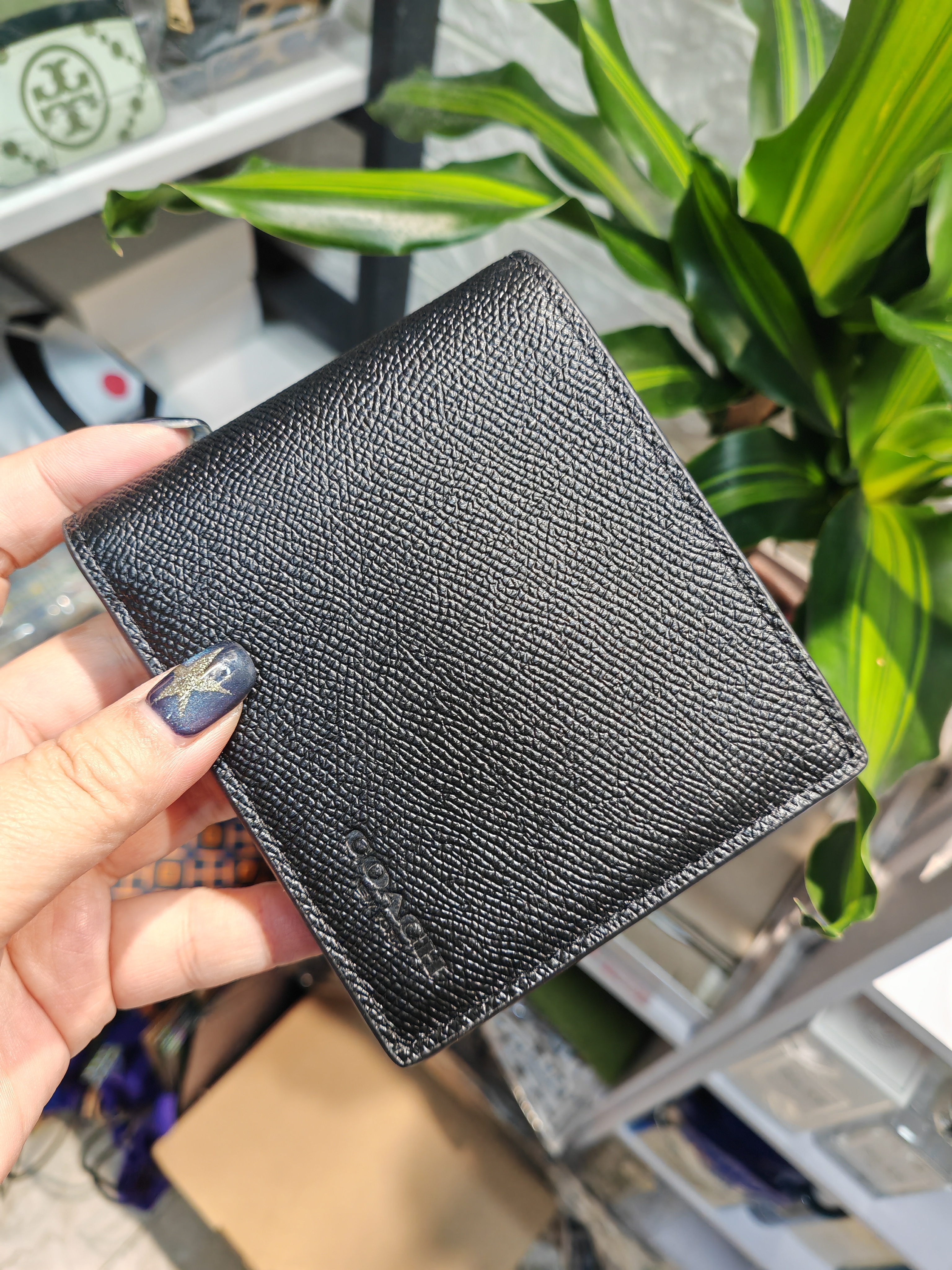 香港現貨-Coach men's wallet blk