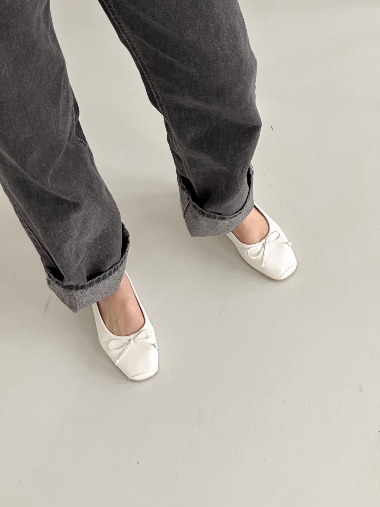 Classic ballet flat shoes