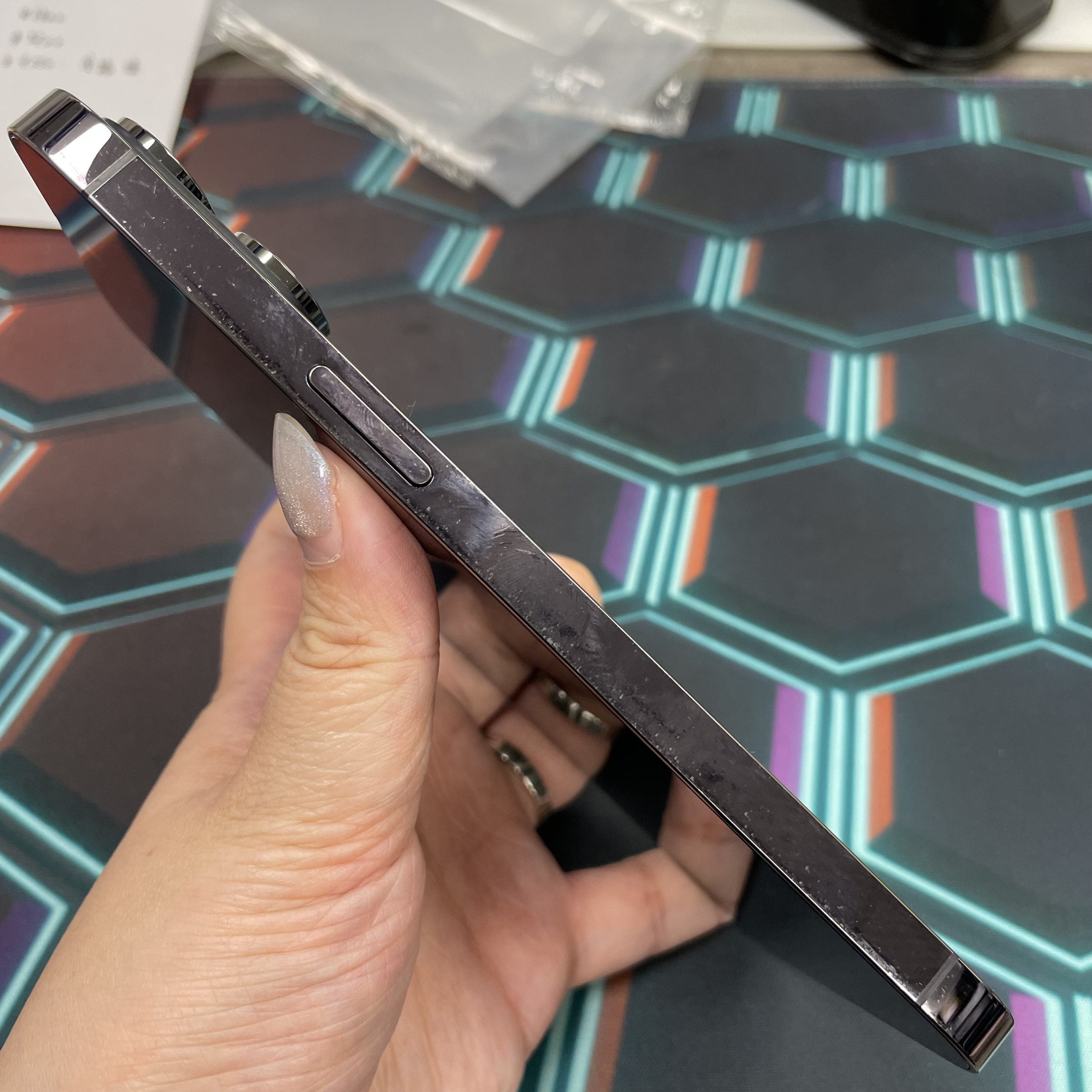 *7136 14 Pro max 超靚機 256GB 電77 紫色 purple