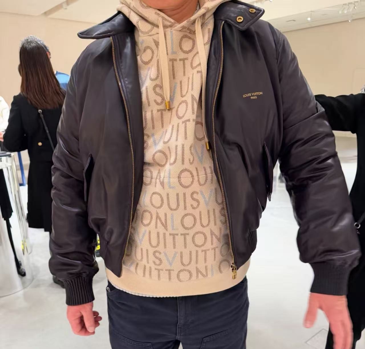 【頂級原單】LV Jacquard Signature Hoodie 提花標誌連帽衫