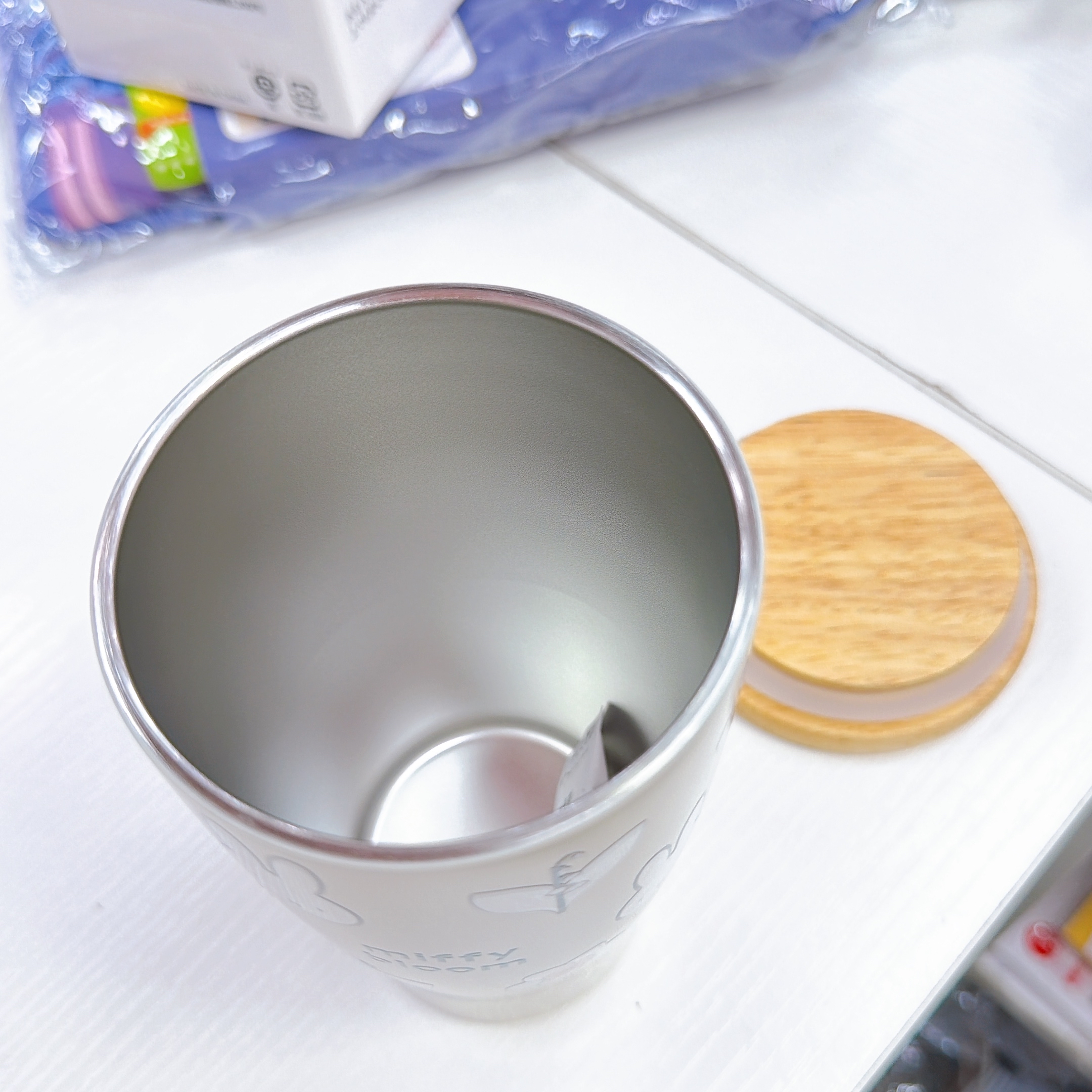 日本直送Miffy 有蓋保溫杯