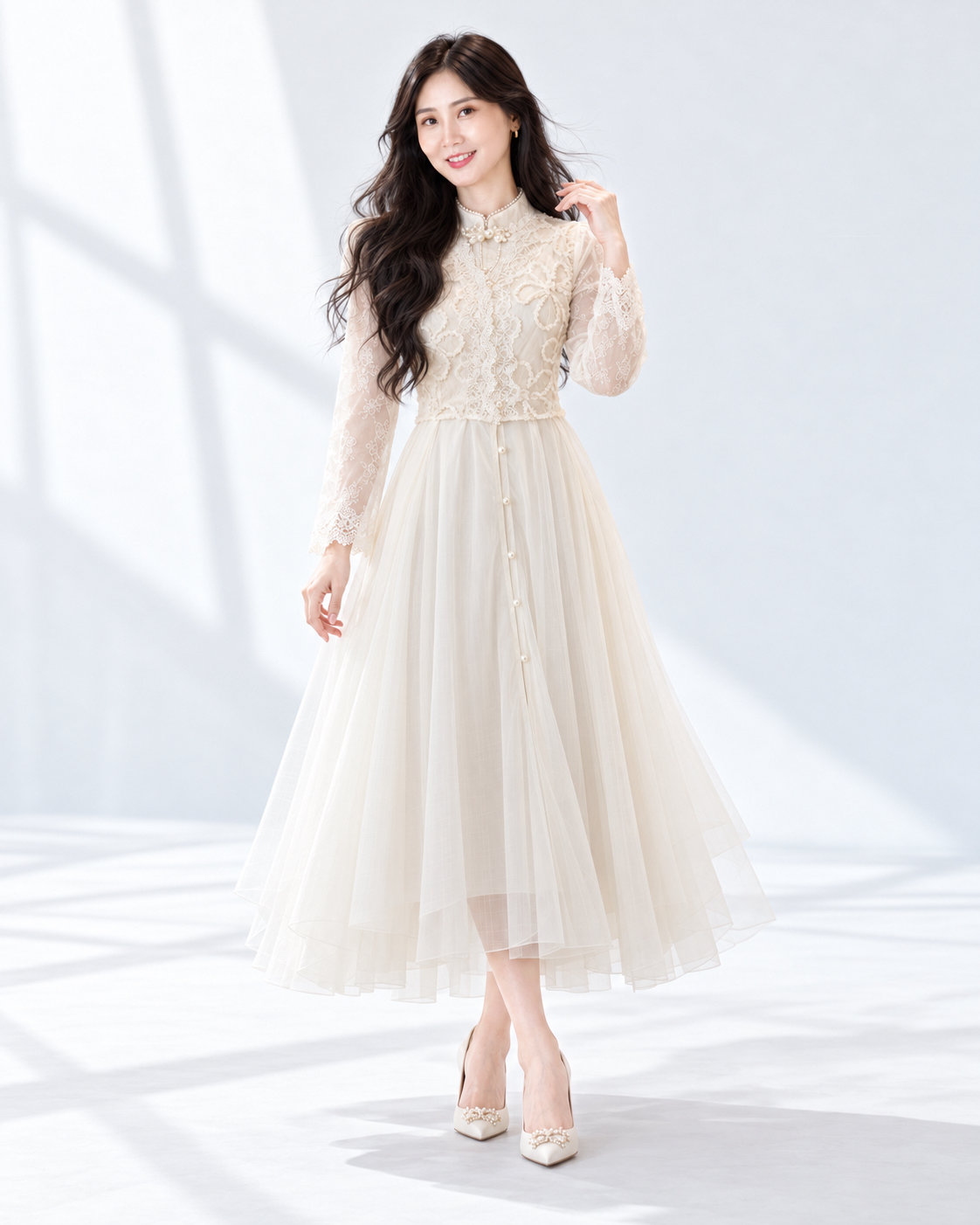 5169 Oriental Grace Two-Piece Set Wear