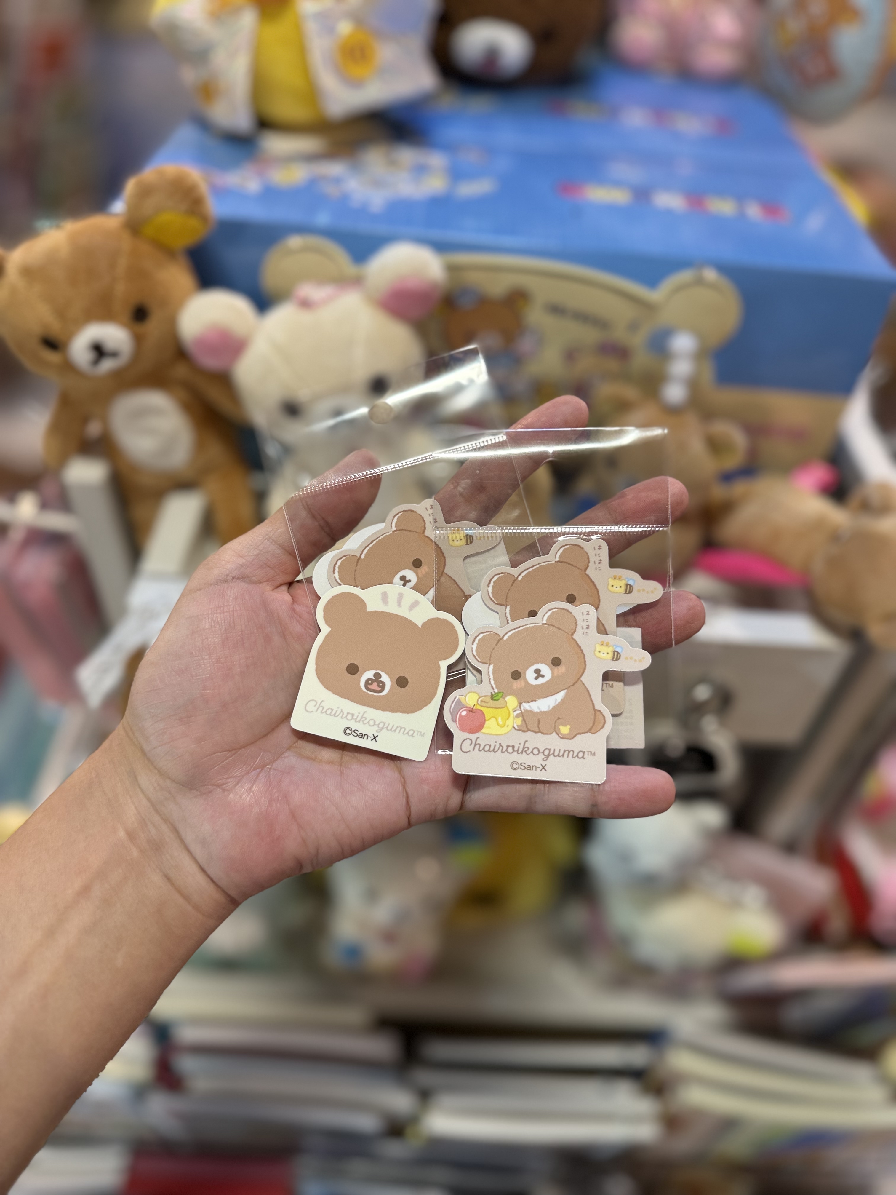《現貨》全新日本專店限定小熊10週年 小熊對裝貼紙