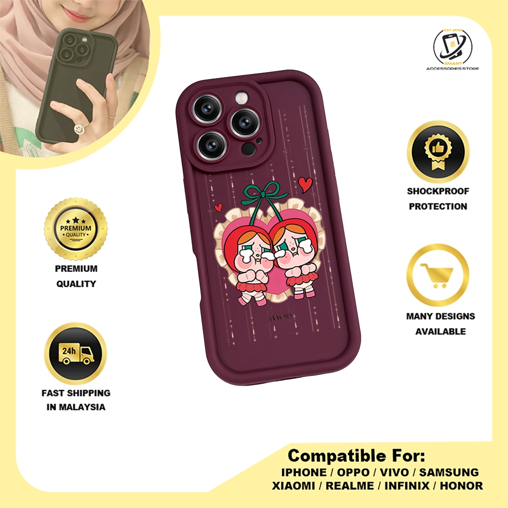 TPU DESIGN CASE PHONE FOR OPPO - DESIGN CRYBABY C