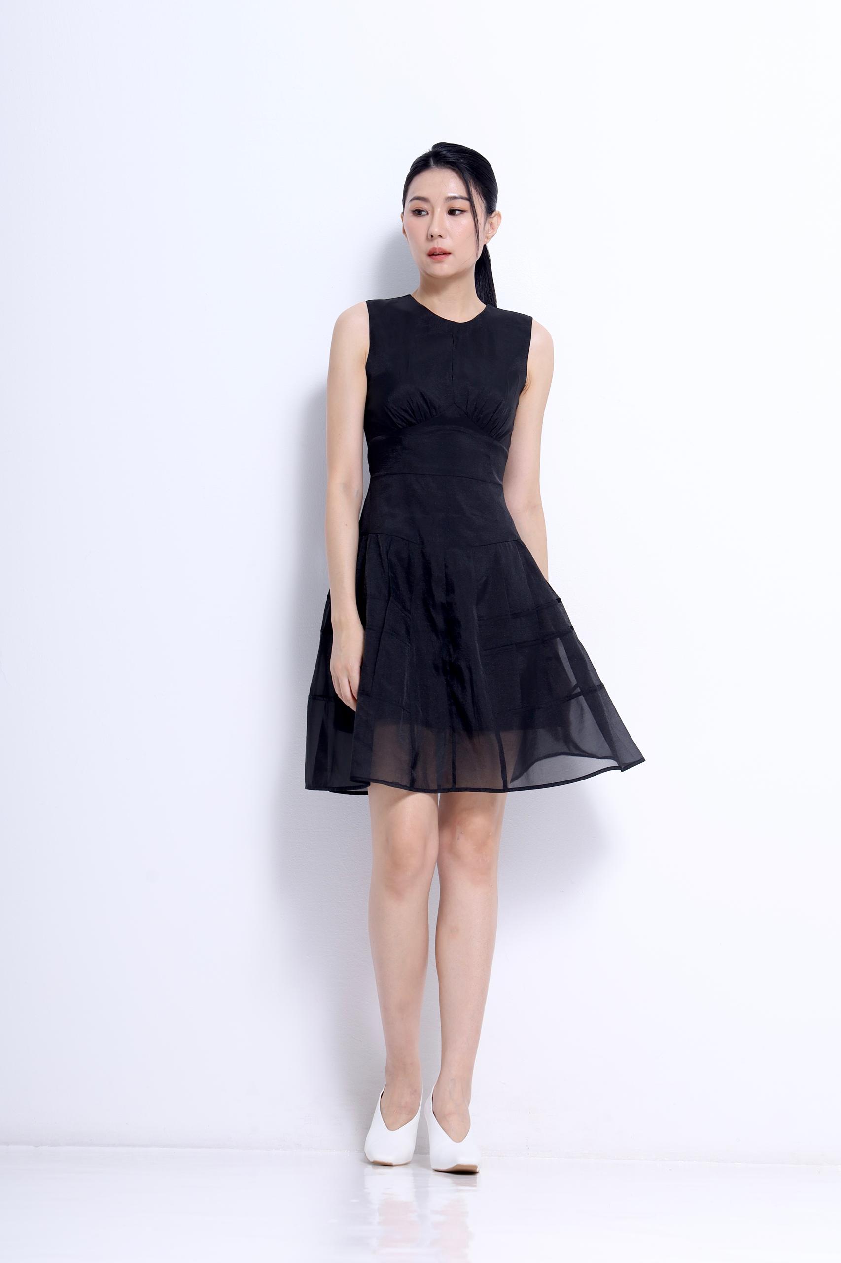 CD2151 SHEER MINI DRESS