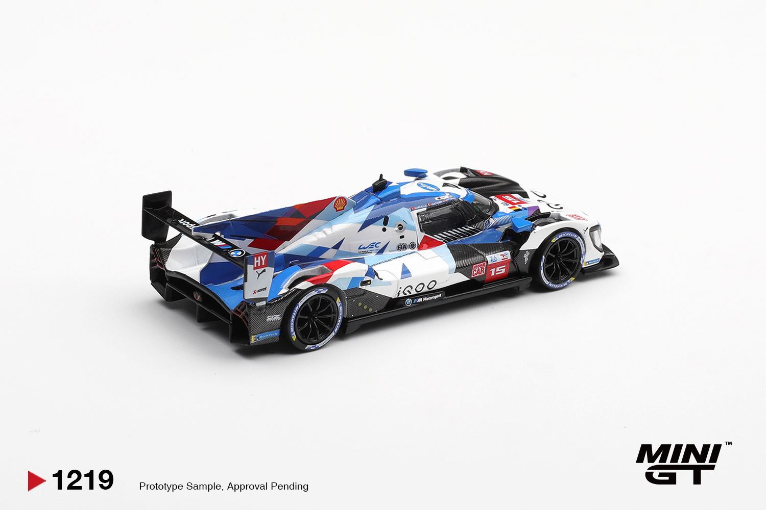 MINI GT 1219 BMW M Hybrid V8 Hypercar #15 2024 Le Mans 24 Hrs MINIGT 1219