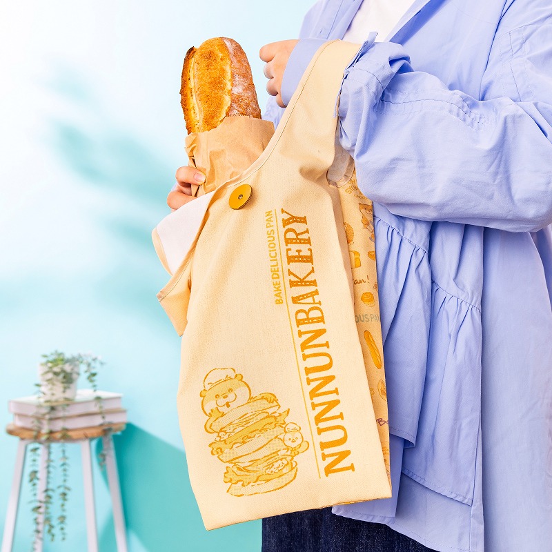 日本預訂📍可愛謊言的水獺麵包店造型系列 - 長款麵包手提袋 20/3日本開售