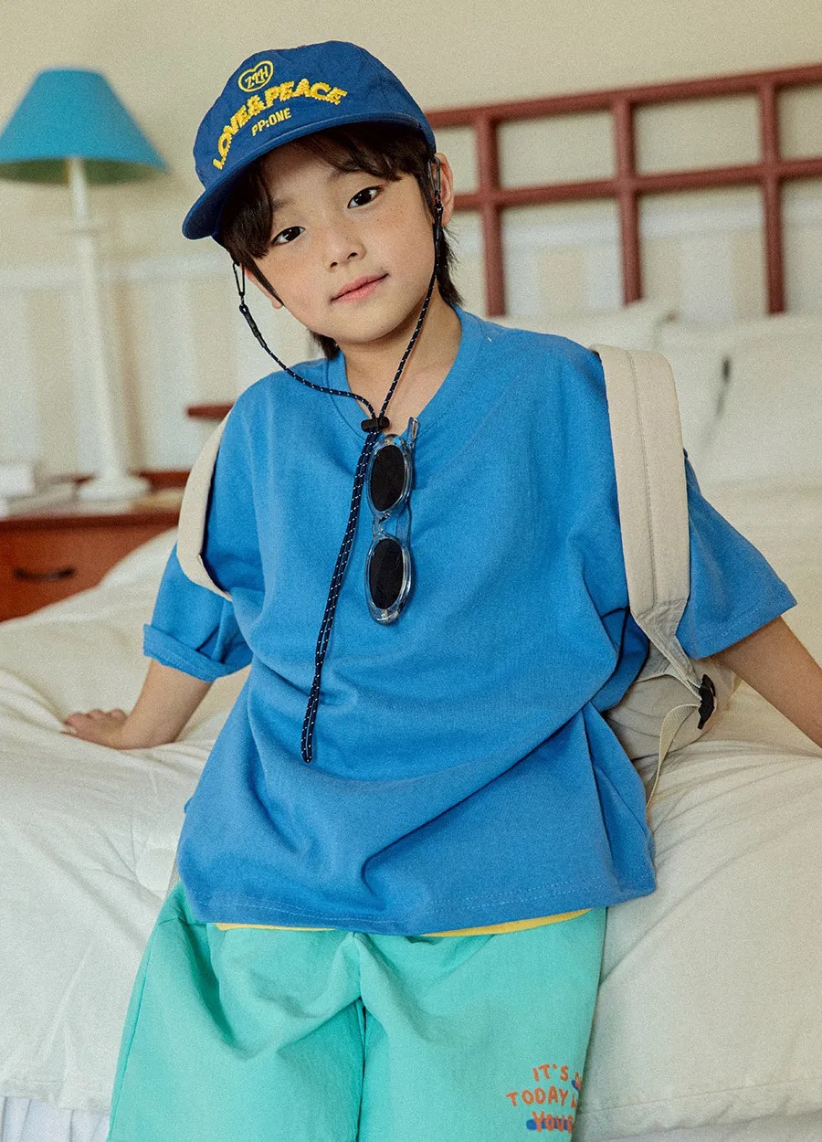 Luna字母五分短褲 2色