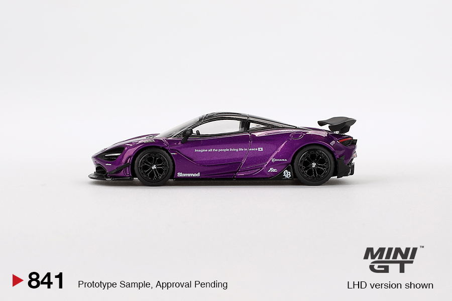 Mini GT 1/64  McLaren 720S LB★Works Purple  - MGT00841-R