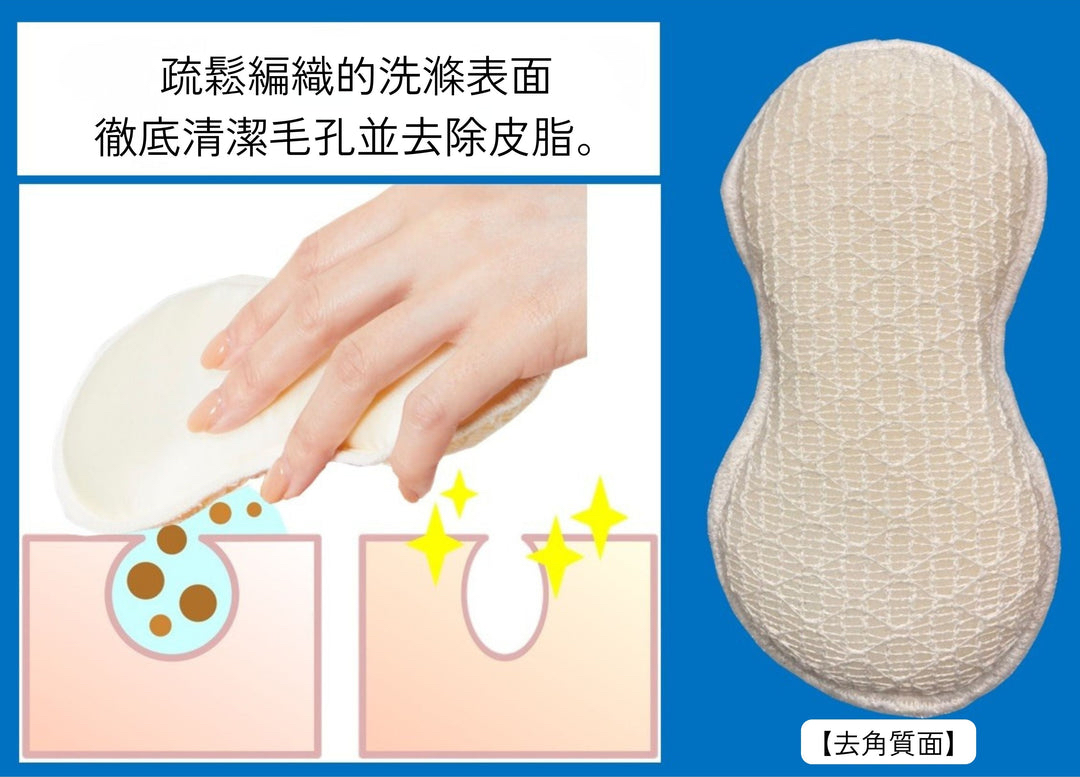 日本 Cocoonfit 絲綢雙面沐浴海棉 Premium Silk Foaming Silk Body Sponge 