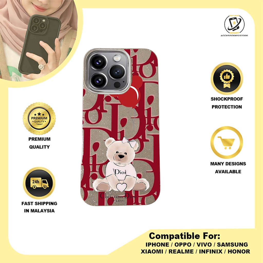 BLING CASE PHONE FOR IPHONE - DESIGN DIOR A